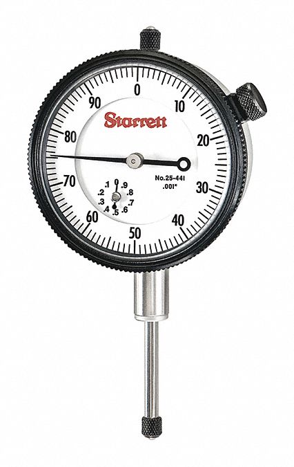 Starrett, 0 In To 1 In Range, Continuous Reading, Indicator Dial 