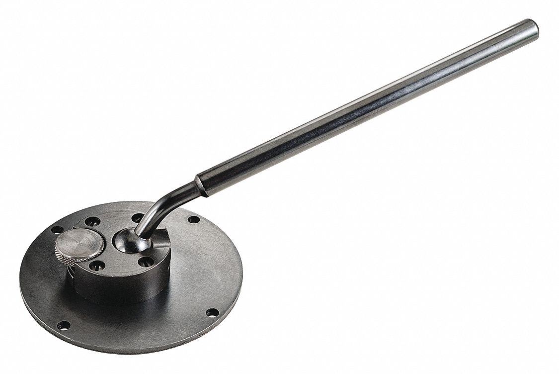 Magnetic Back: Magnetic Back, 3 in x 1 in x 2 in Size, For 3/8 in Indicator Stem Size