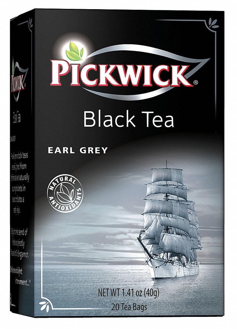 Earl Grey, Black Tea, 0.07 oz Tea Bag, 120 PK Grainger