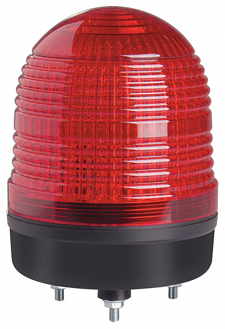 WARNING LIGHT RED LED STUD