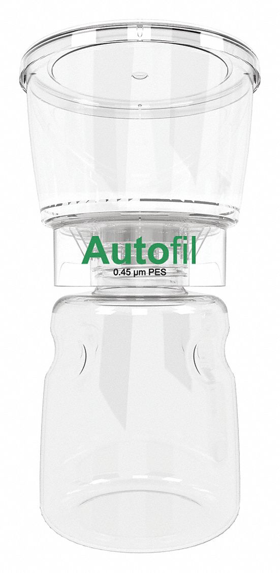 Bottle Top Filter,500mL,Dia.4-5/8in,PK12