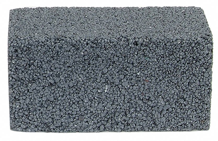 NORTON, 24 Grit, 4 in Lg, Plain Floor Rubbing Brick 26ZV58