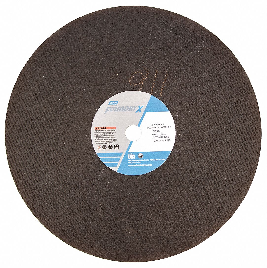 Cut-Off Wheel 16 in Dia AO 24 G Black