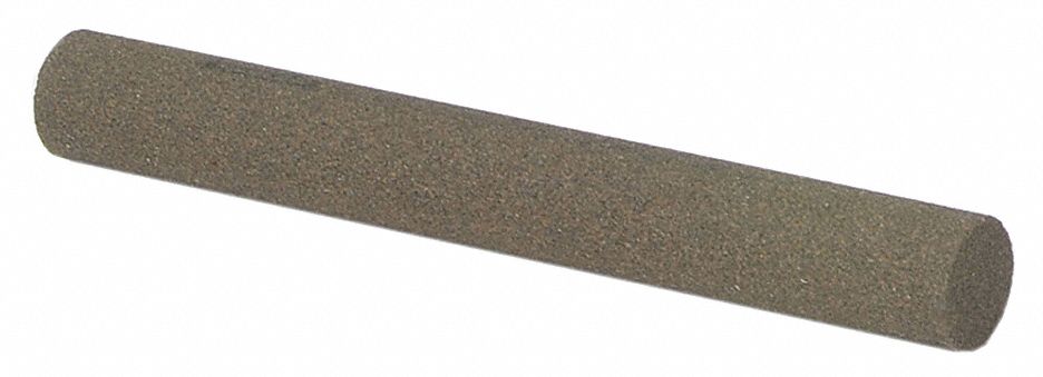 NORTON, Round, 4 in L x 1/4 in W, Sharpening File - 26ZW53
