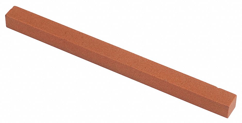Sharpening File: Square, 6 in L x 3/4 in W x 3/4 in H, Aluminum Oxide, Fine, FF66, 5 PK