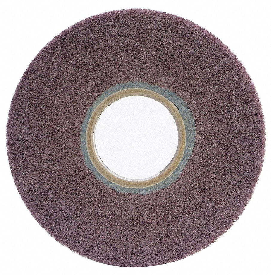 SURFACE CONDITIONING FLAP WHEEL, 8 IN DIAMETER X 1 IN W, 3 IN ARBOUR, ALUMINUM OXIDE, FINE, 3 PK