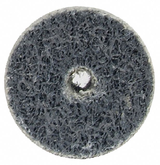 Unitized Wheel: 1 in Dia x 1 in W, 3/16 in Arbor Hole, Silicon Carbide, Fine, Soft (2), 50 PK