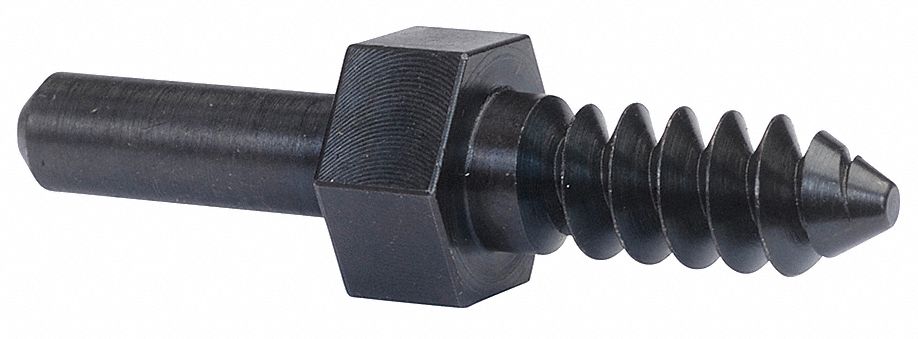 Unitized Wheel Mandrel: 1/4 in Shank, For 3/16 in Wheel Arbor, For 1 in Wheel Thick
