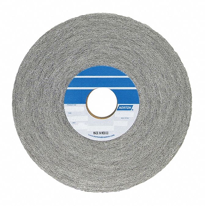 CONVOLUTE WHEEL, 8 IN DIAMETER X 2 IN W, 3 IN ARBOUR, ALUMINUM OXIDE, MEDIUM, HARD (8), HARD, 2 PK