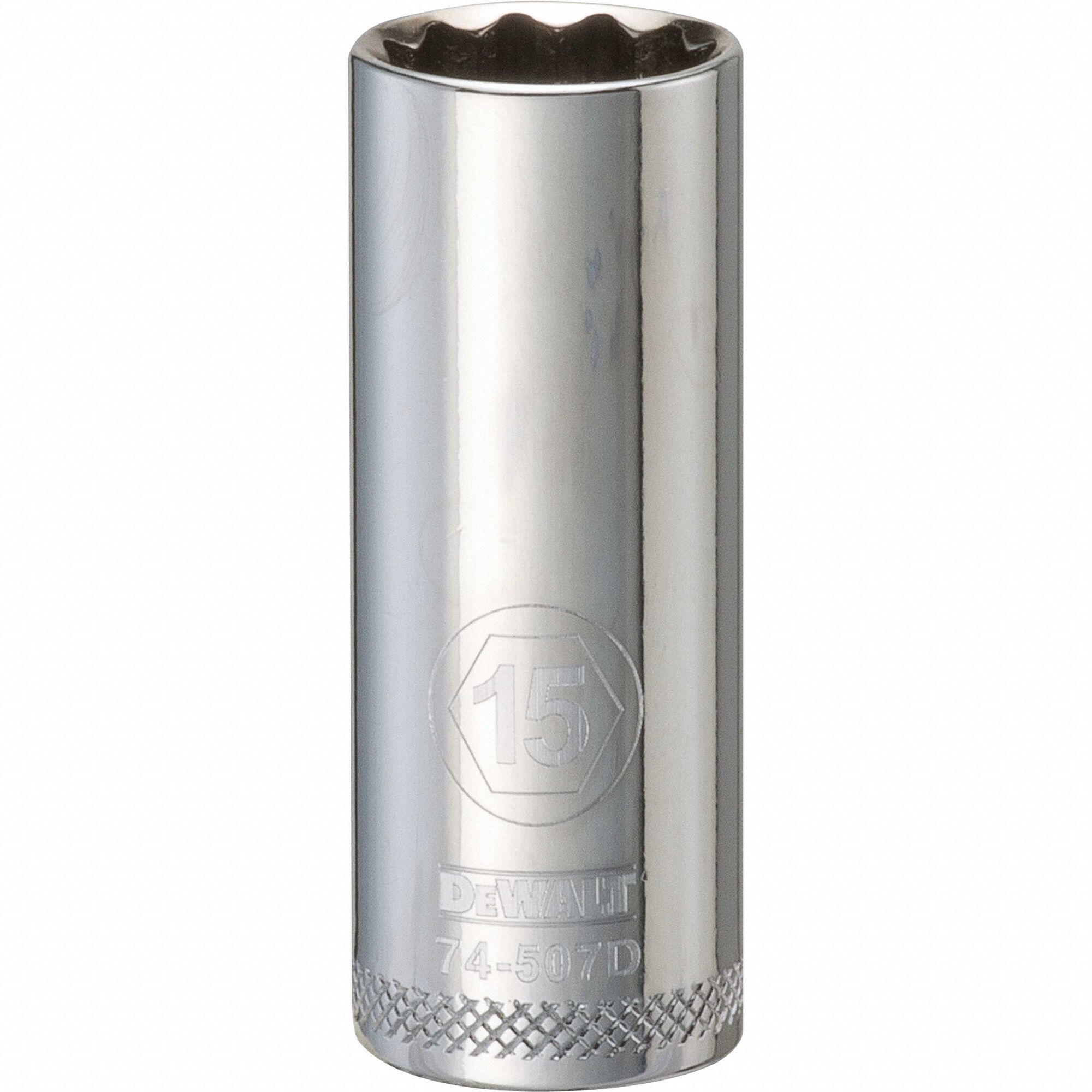 Deep Socket 12 Pt 3/8in 15 mm
