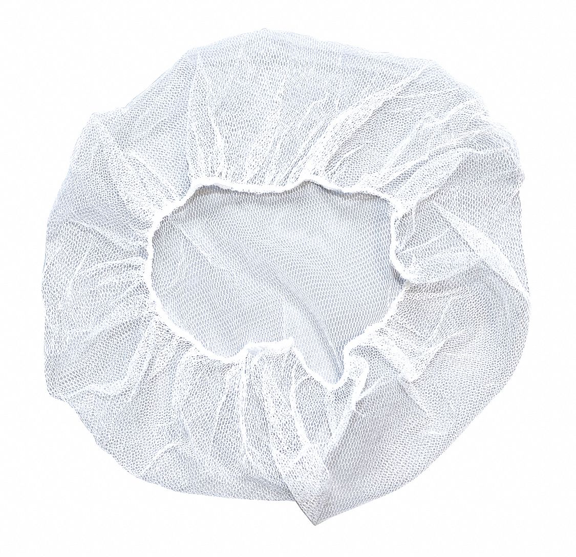 Nylon Hairnet, White,