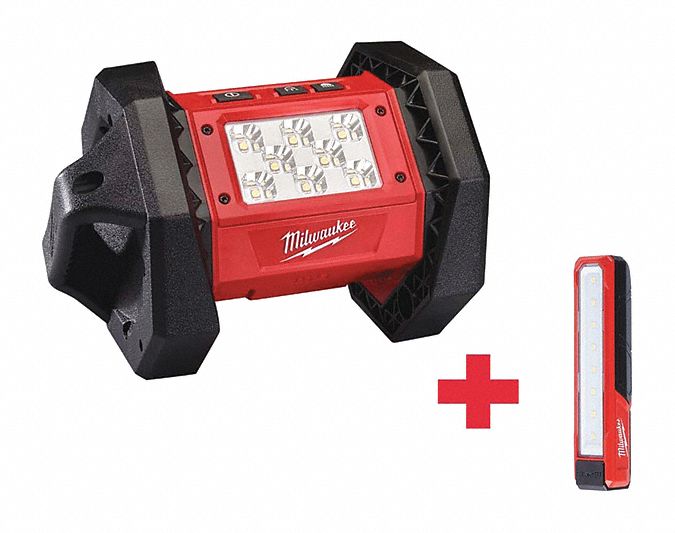 Cordless Job Site Light Kit, 18.0V, LED