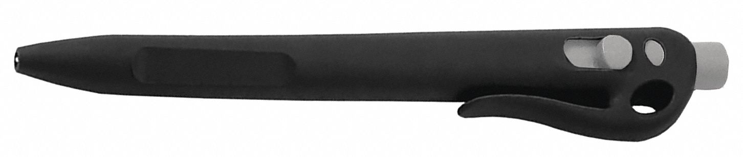 Detectable Pen W/ Clip Bk Gel PK50