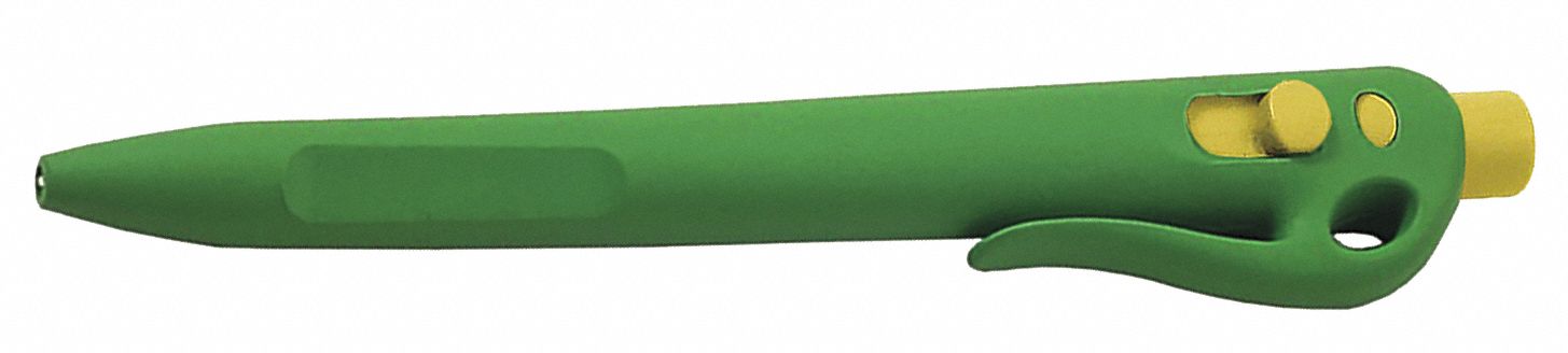 Detectable Pen Bl Cryo Gr/Yw W/Clip PK50