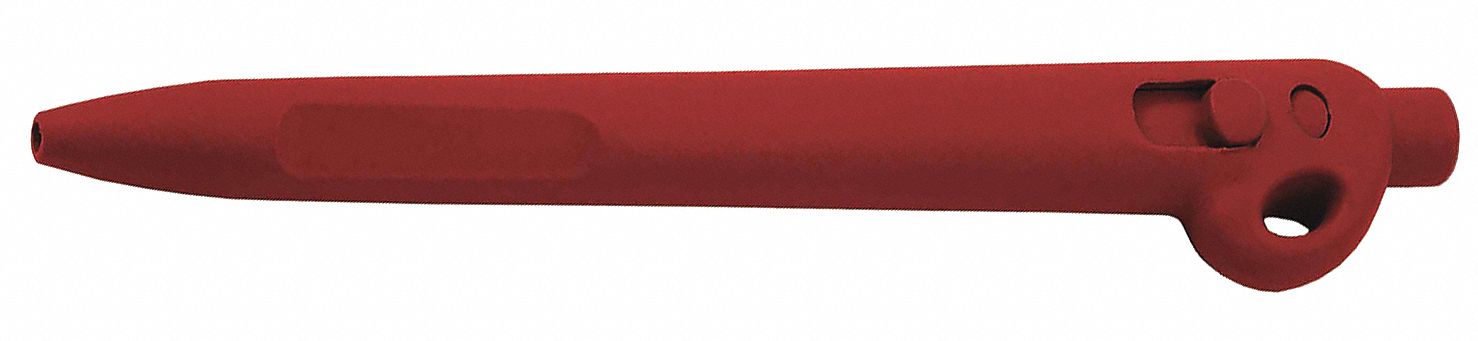Detectable Pen Bl Ink Rd/Rd Lanyard PK50