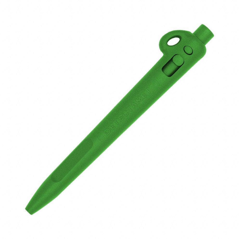 Pen: Elephant, 1 mm, Lanyard Loop, Green, Blue, Ballpoint, Retractable, 50 PK