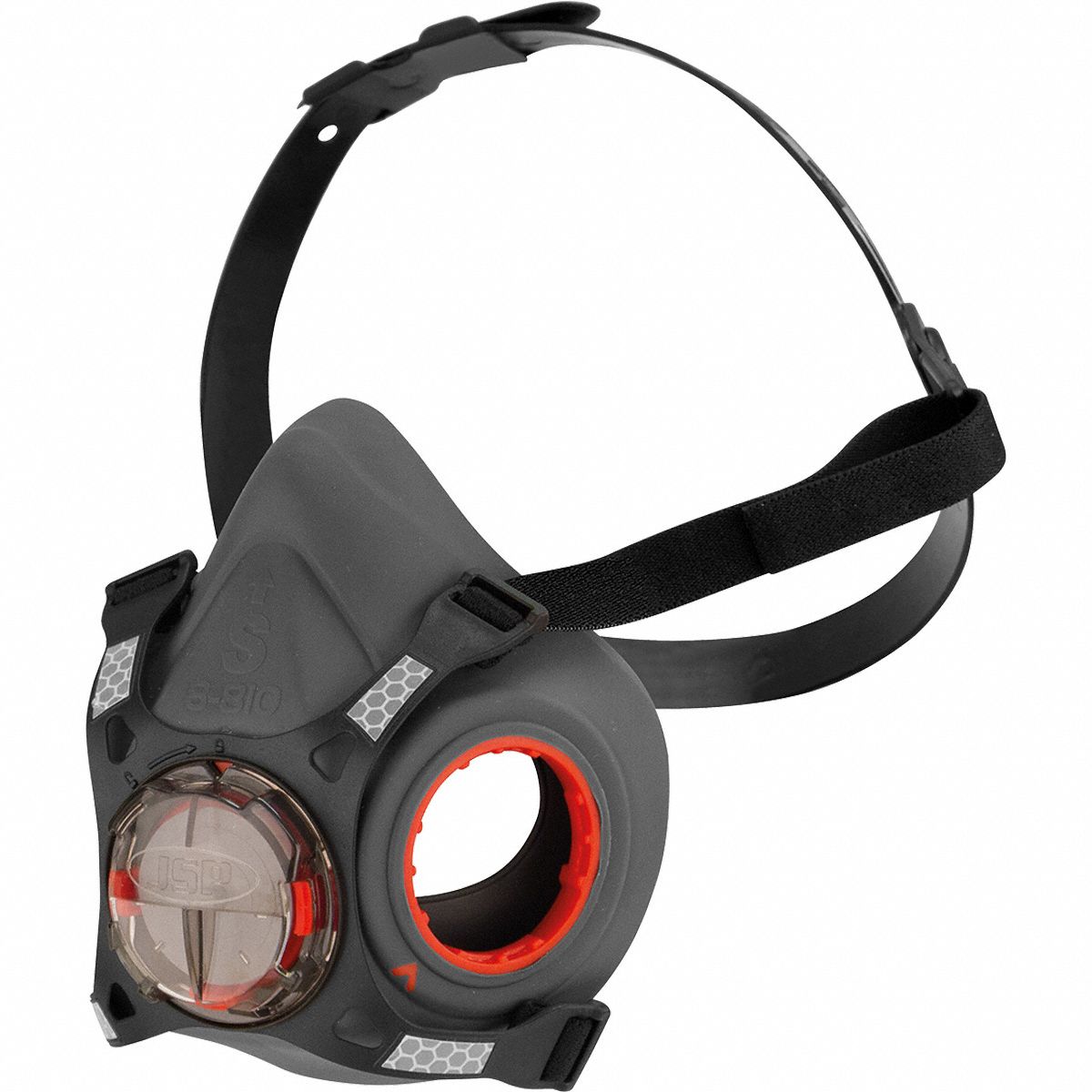 Half Mask Respirator: Thermoplastic Rubber, S Mask Size