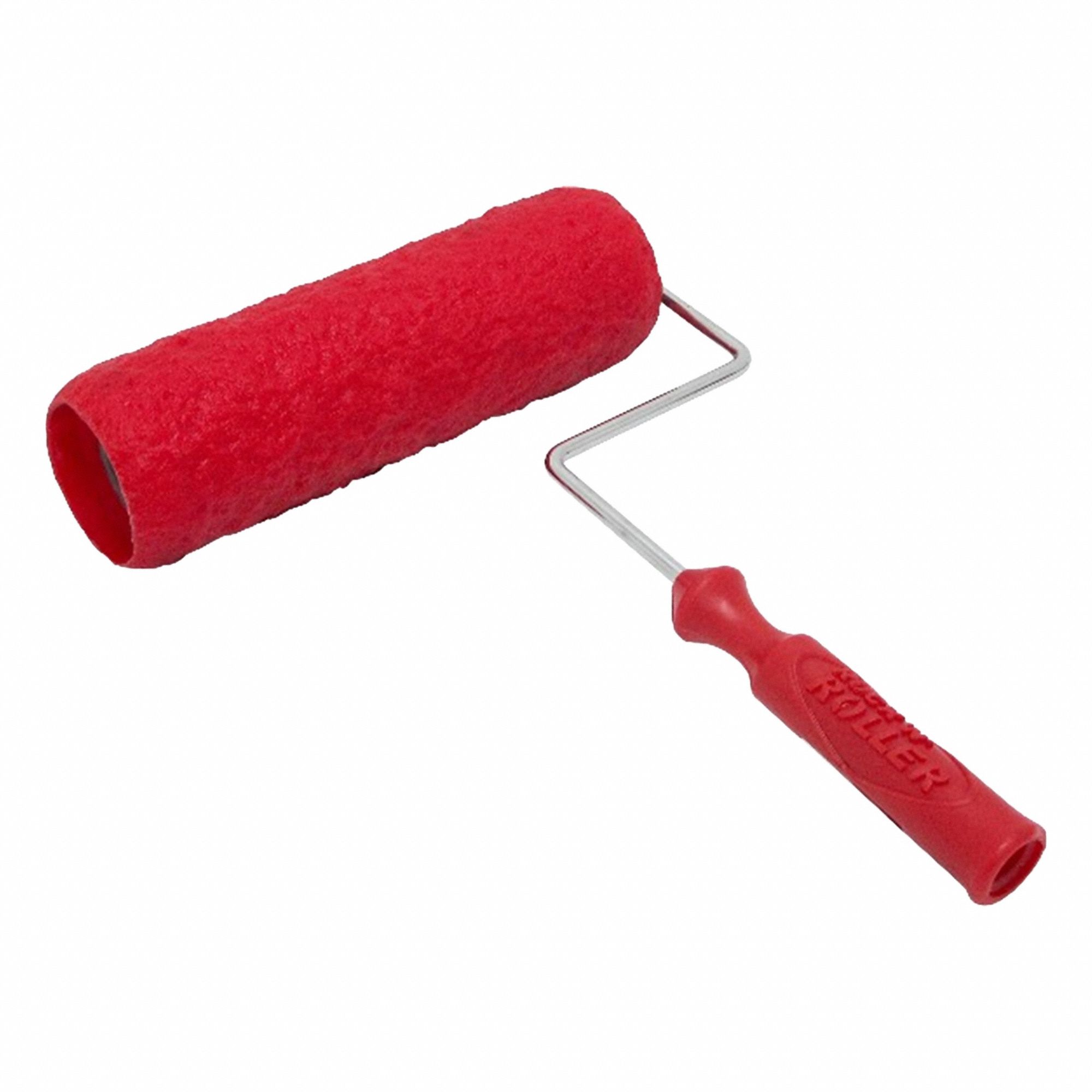 Concrete Texture Roller: Coarse Stone, 9 in Roller Wd, Roller