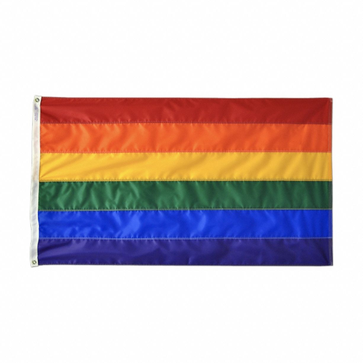 Pride Flag: Nylon, Indoor/Outdoor, 12 in x 18 in