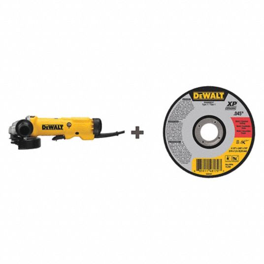 DEWALT, Paddle, 120V AC, Angle Grinder 272JM6DWE43144/ DWA8951F