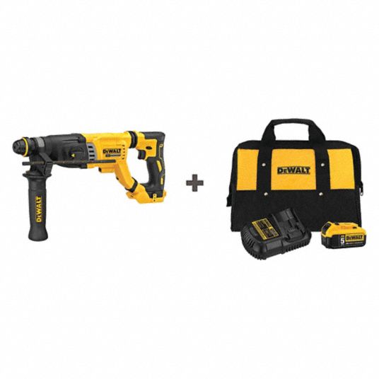 DEWALT, DHandle, 20 V, Cordless Rotary Hammer 272JP4DCH263B