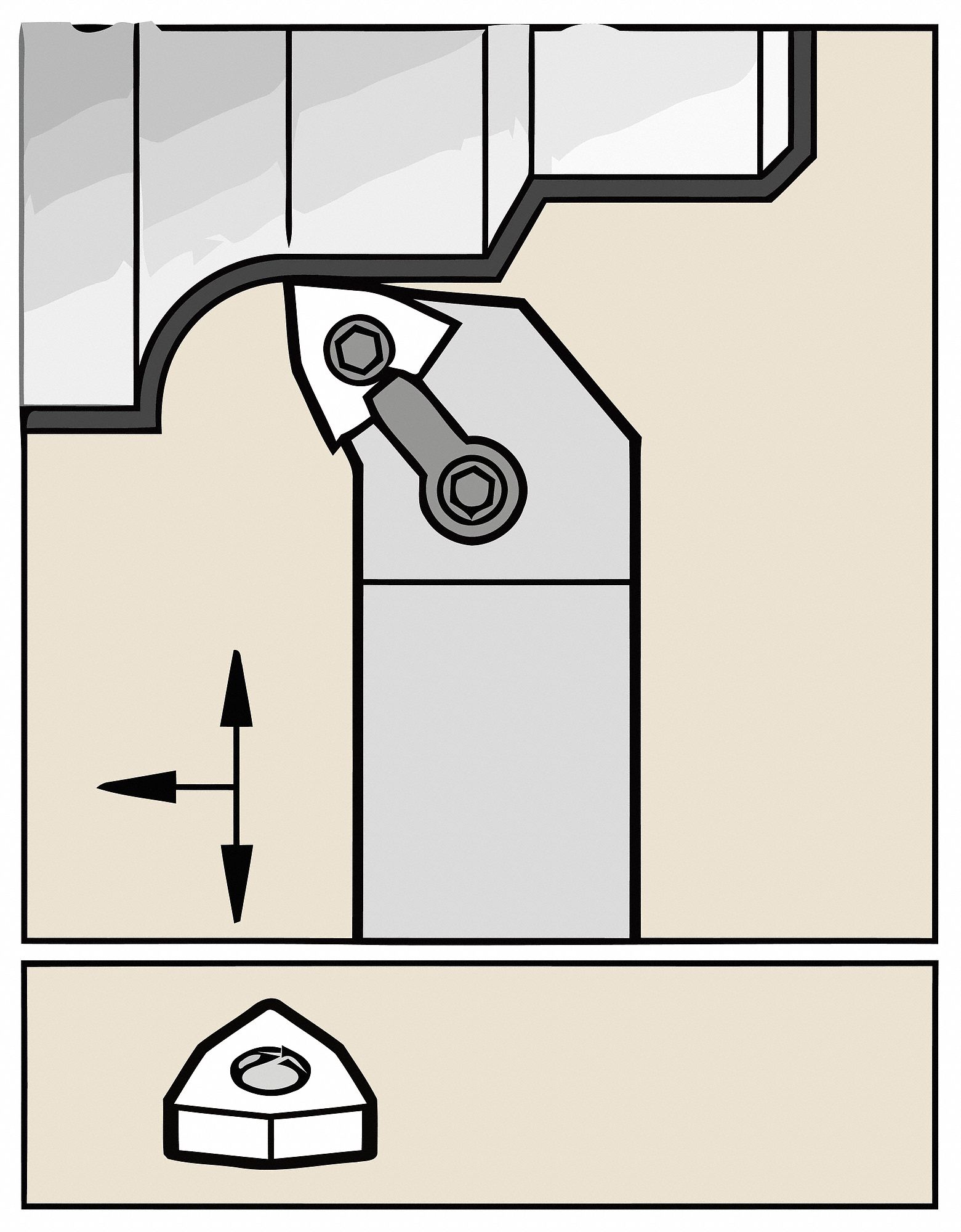 Indexable Toolholder, MWLN,