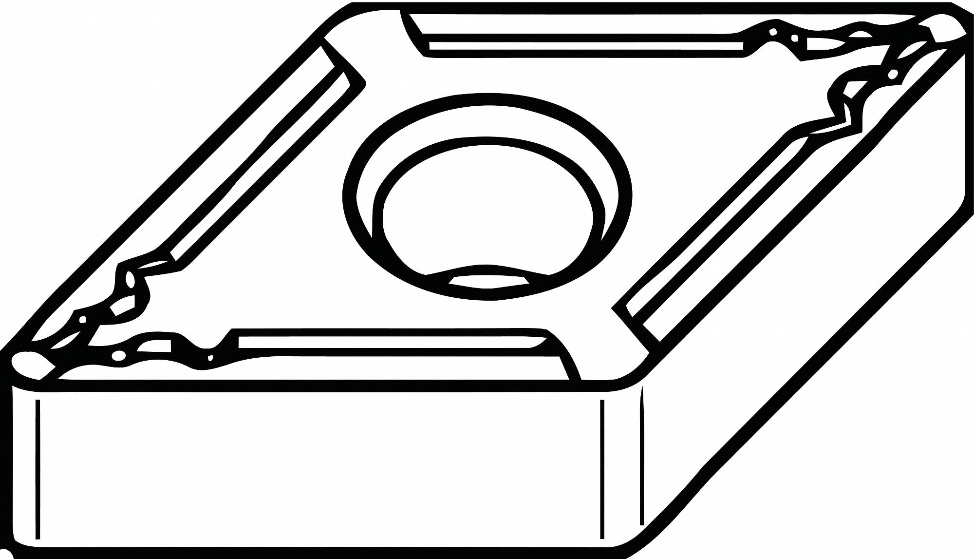Diamond Turning Insert, DNMG, Carbide