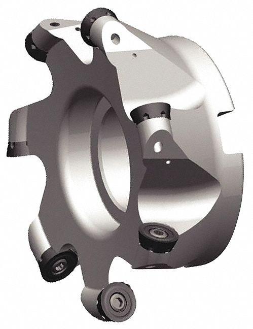 INDEXABLE FACE MILL, 2 IN MAX CUTTING DIAMETER, ¾ IN ARBOUR DIAMETER, 1⅝ IN L, SCREW