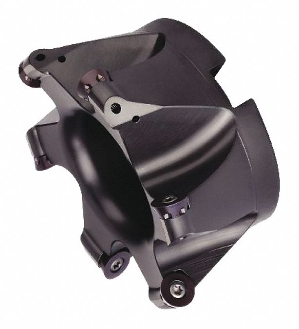 Indexable Face Mill: 2 in Max. Cutting Dia., 3/4 in Arbor Dia., 1-5/8 in Overall Lg, Screw