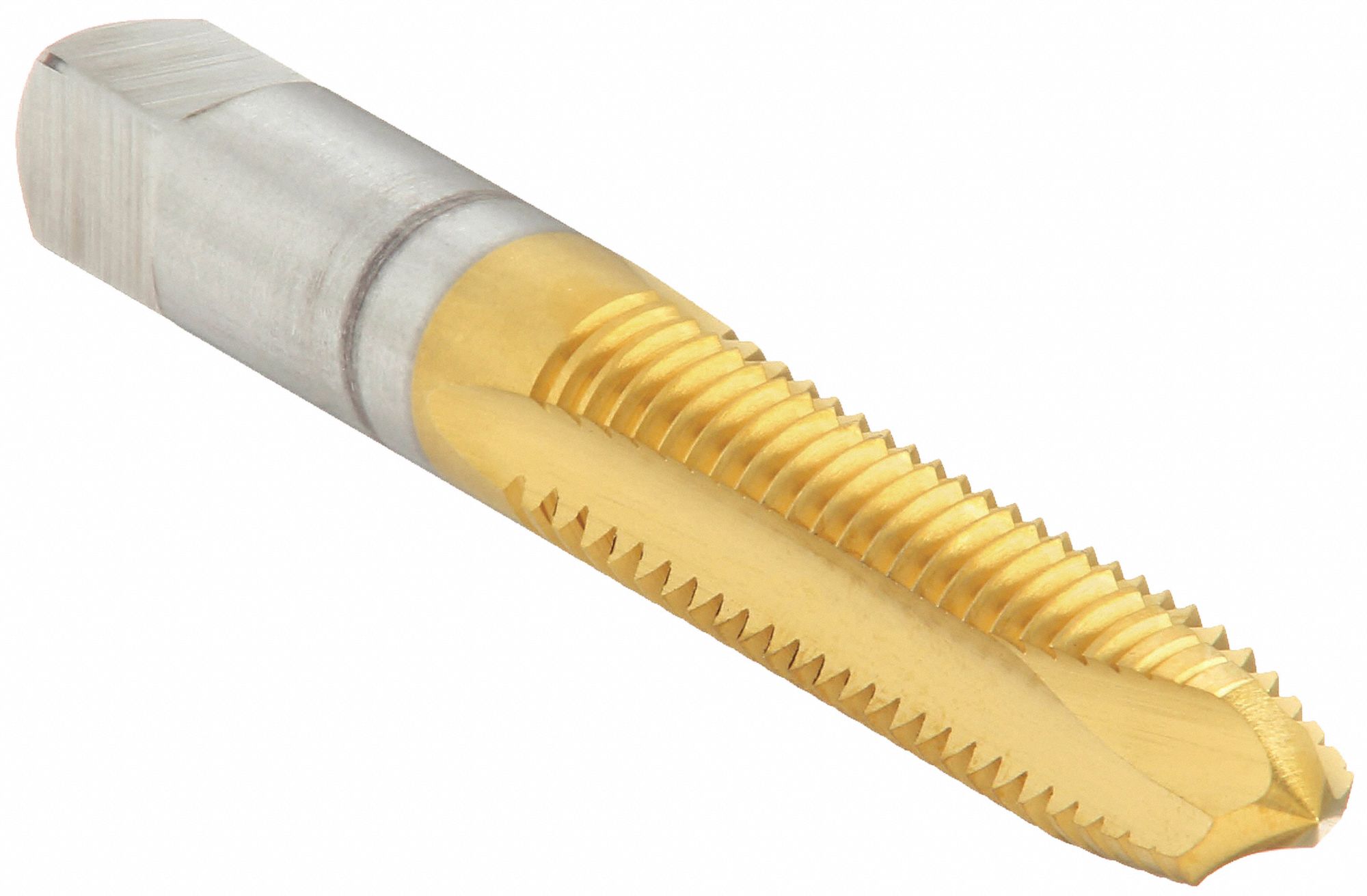 Spiral Point Tap: #8-32 Thread Size, 3/8 in Thread Lg, 2 3/32 in Overall Lg, Right Hand
