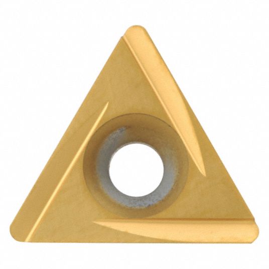 WIDIA Triangle Turning Insert: 3/8 in Inscribed Circle, Left Hand, 0. ...