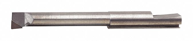 Boring Bar: Boring, Bright (Uncoated), 0.0260 in Center to Cutting Tip, Right Hand