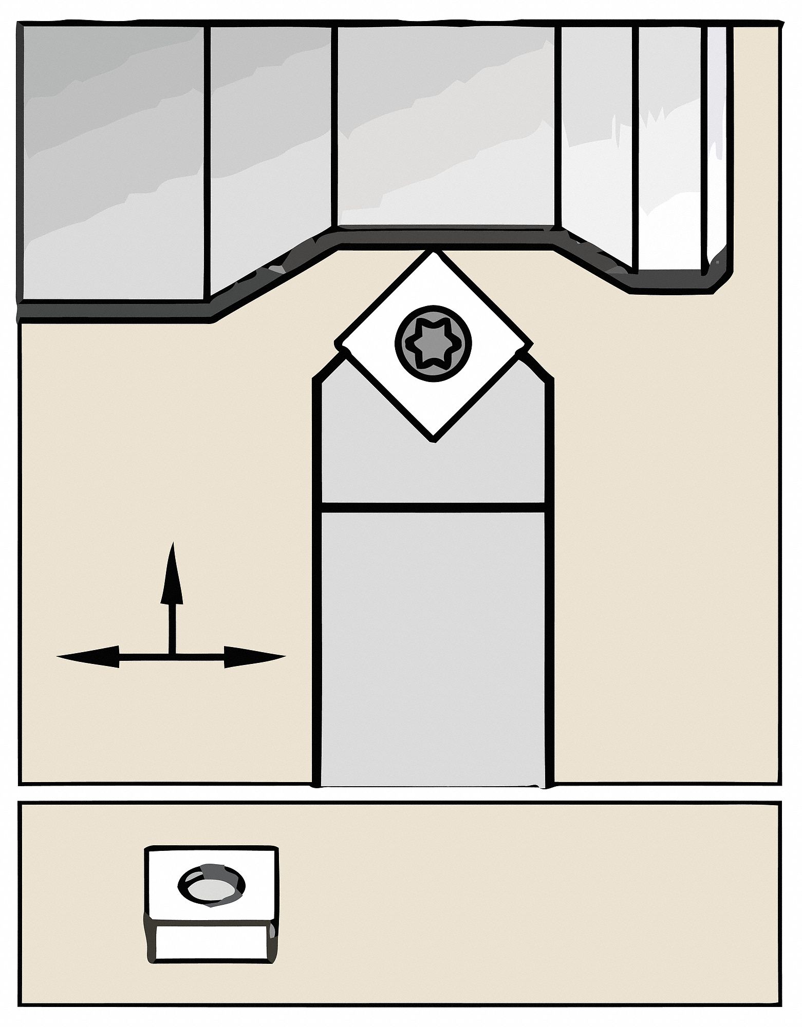Indexable Toolholder, SSDC,