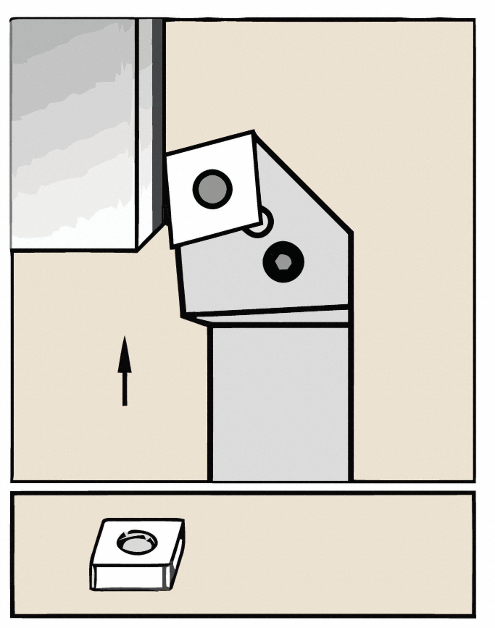 Cartridge, Kenloc KL Series, MSYNR12CA4, WG