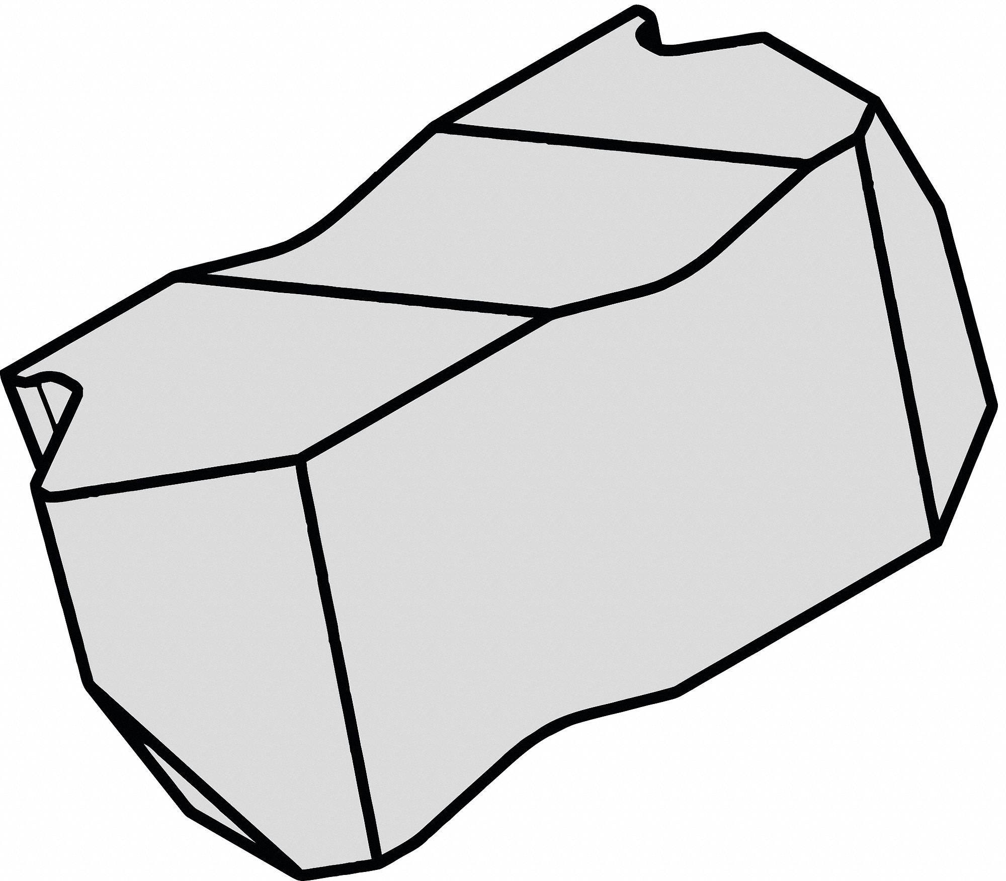 Threading Insert: Top Notch, UN, External, NAS Insert, Right Hand, 14 Max. Thread Pitch