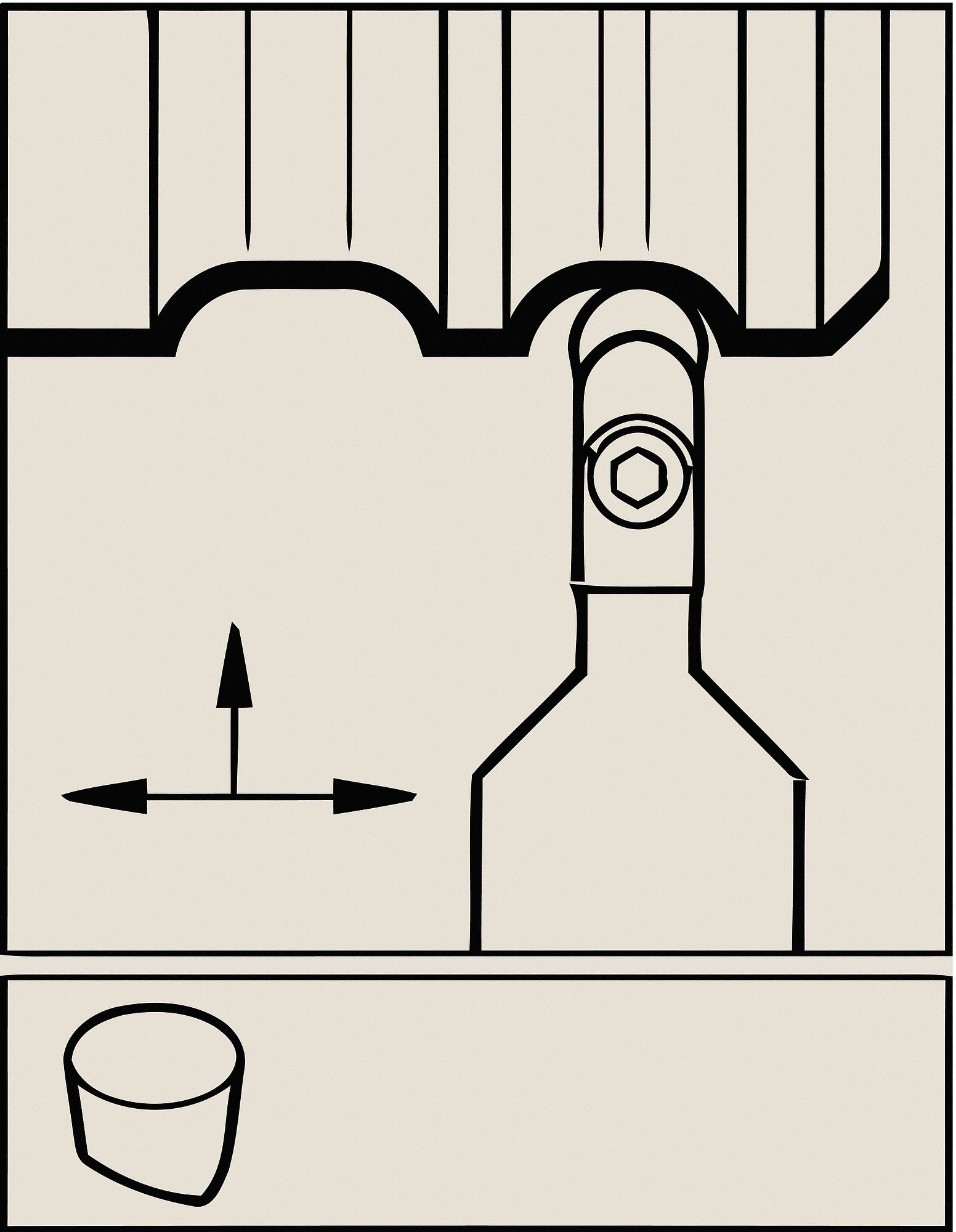 Cartridge, Kenloc KL Series, MTFNR12CA3, WG