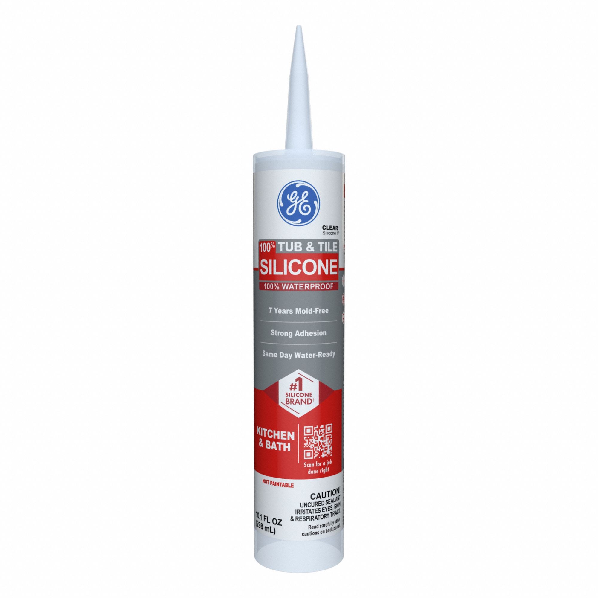 GE, Tub & Tile, Clear, Silicone Sealant - 22N766|2749485