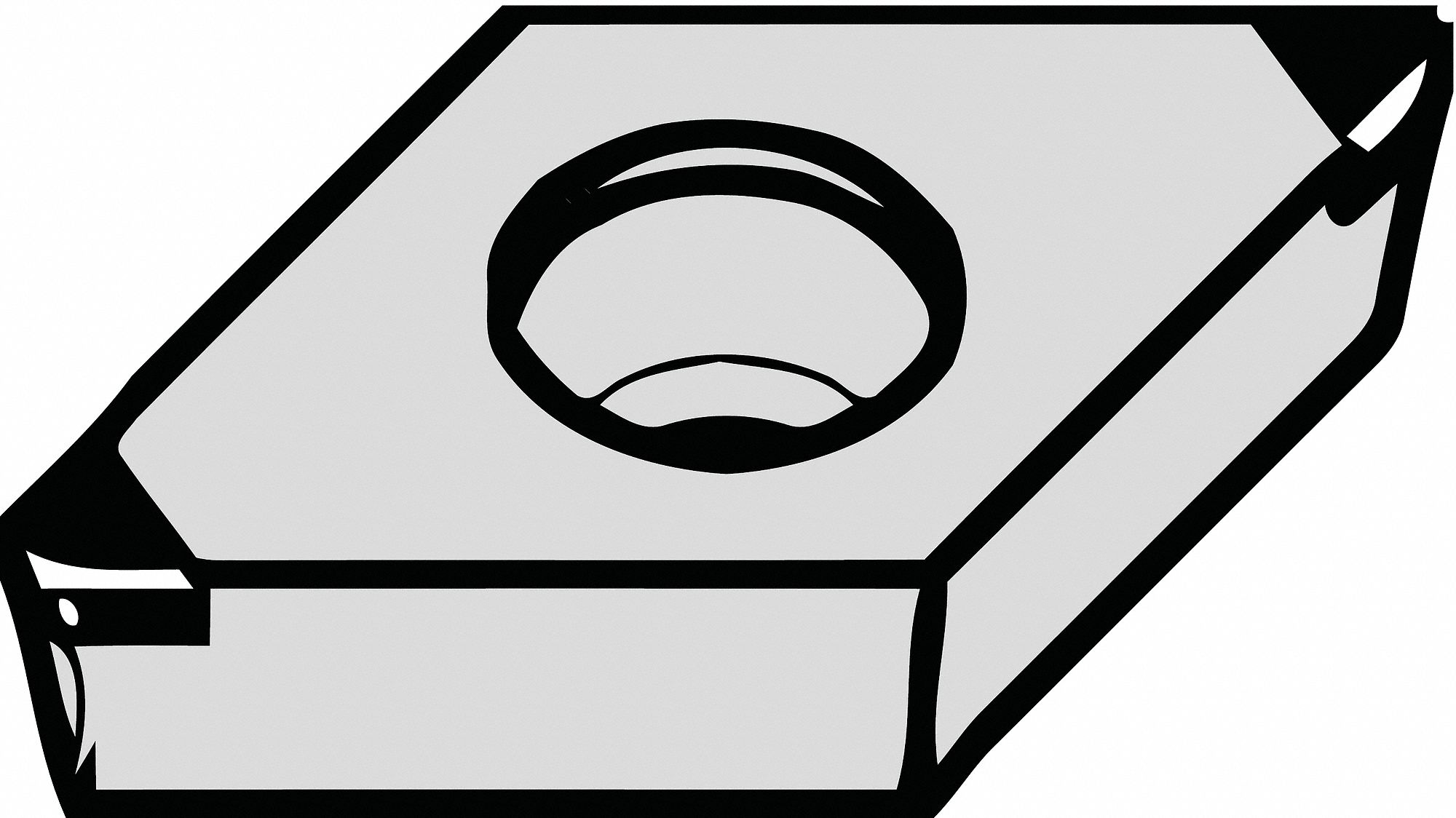 Diamond Turning Insert, DCGW, Carbide