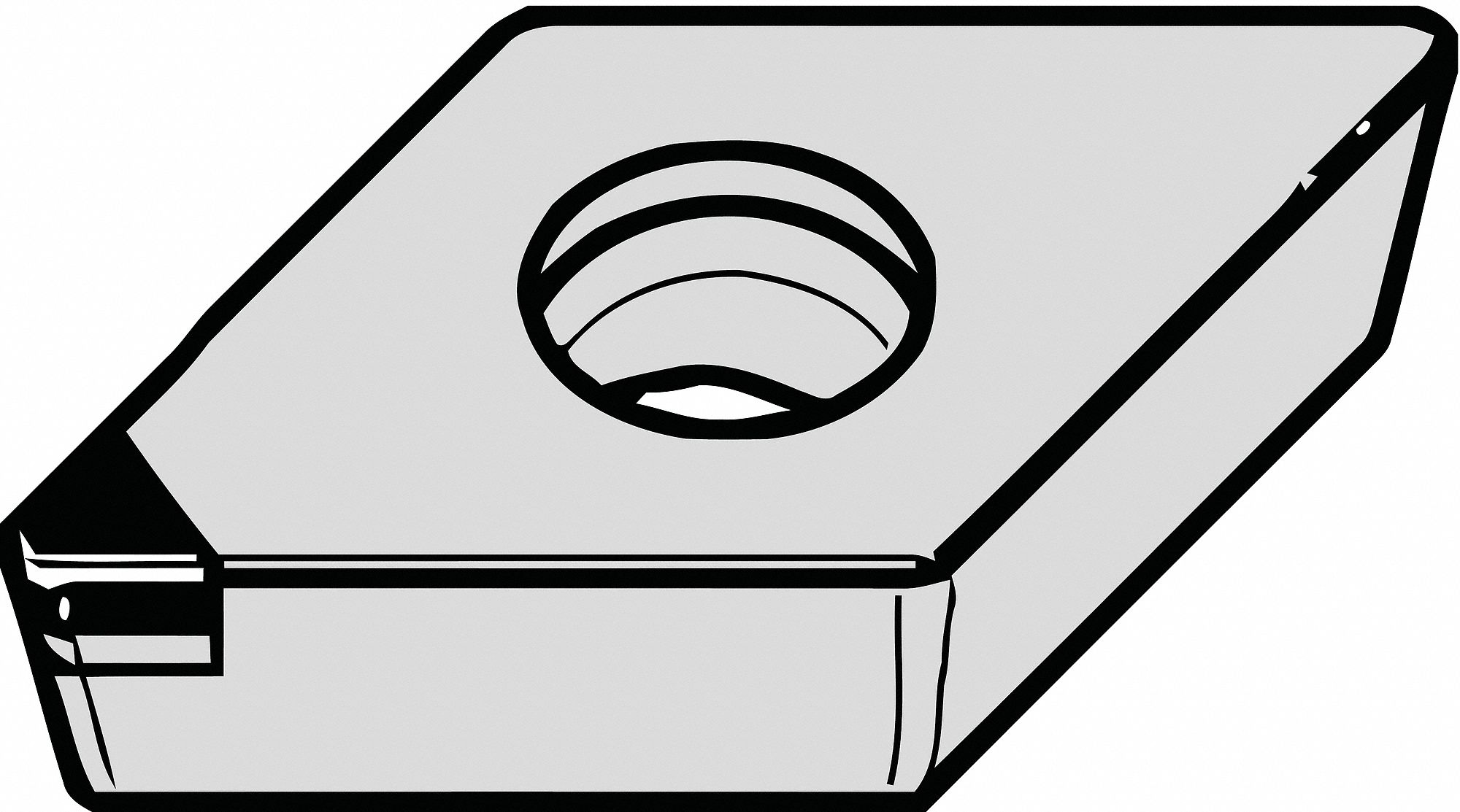 Diamond Turning Insert, DCGW, PCD