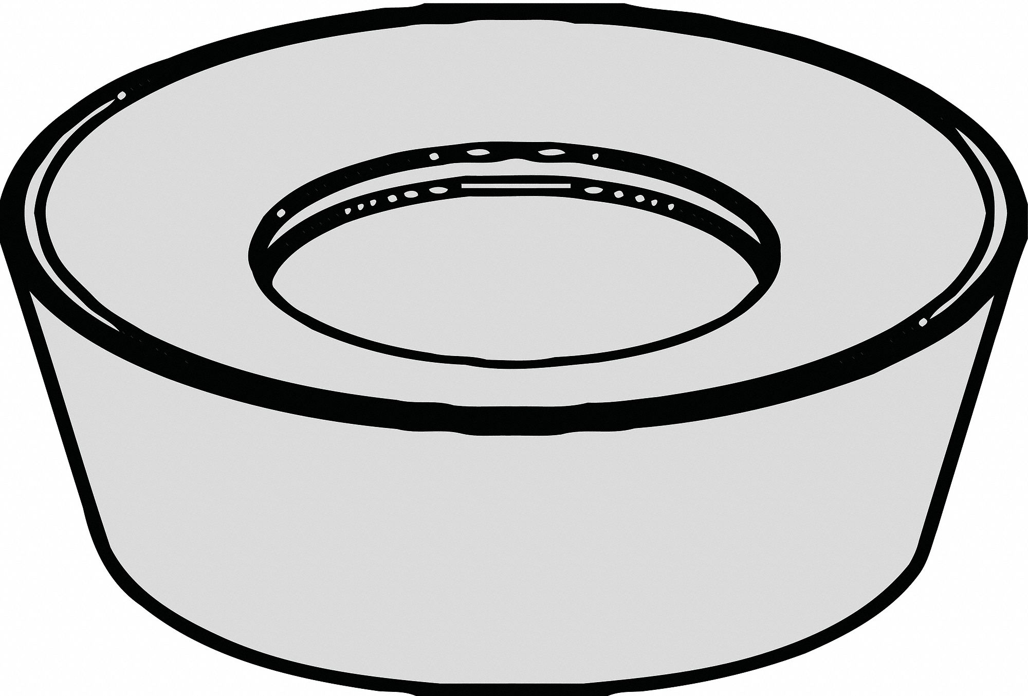 Round Milling Insert, 12.00mm, Carbide