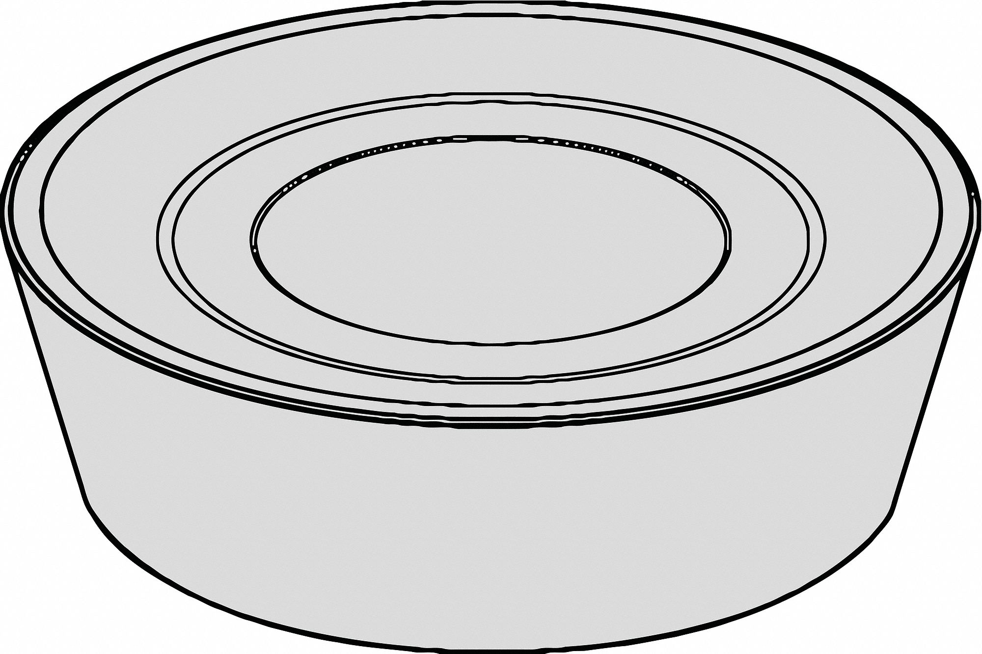Round Milling Insert, 16.00mm, Carbide