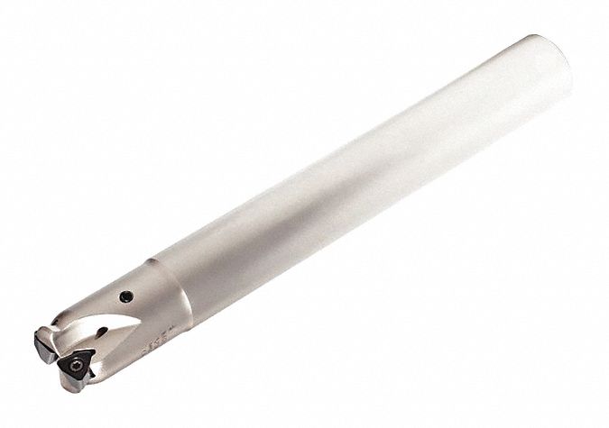 INDEXABLE PROFILING END MILL, 1 IN MAX CUTTING DIA, 0.049 IN DP OF CUT, STRAIGHT, 1 IN