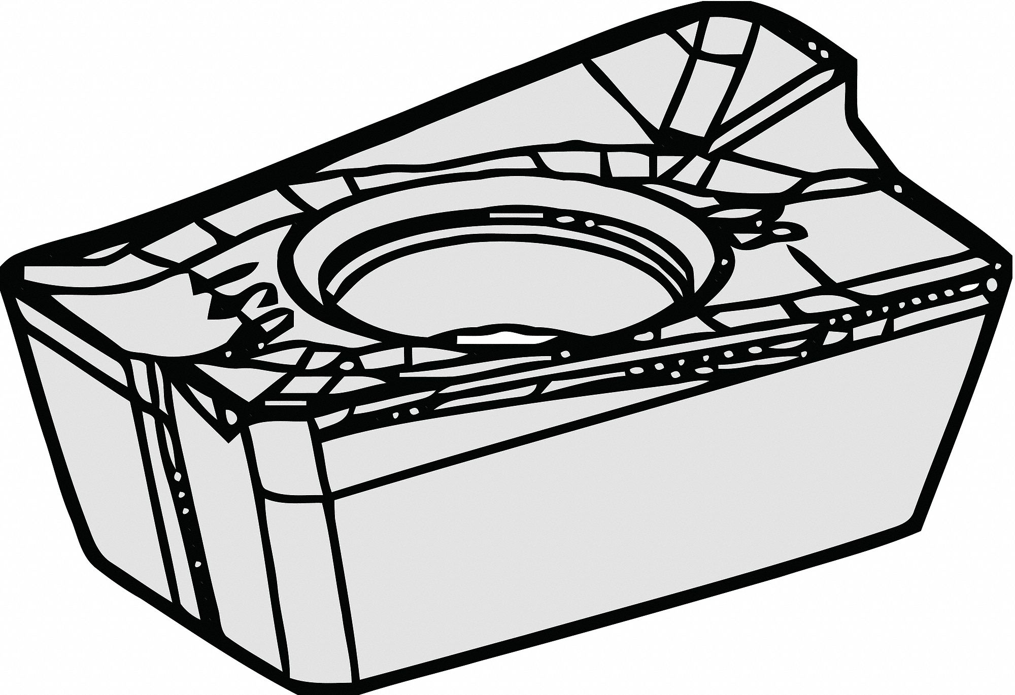 Milling Insert, Parallelogram,
