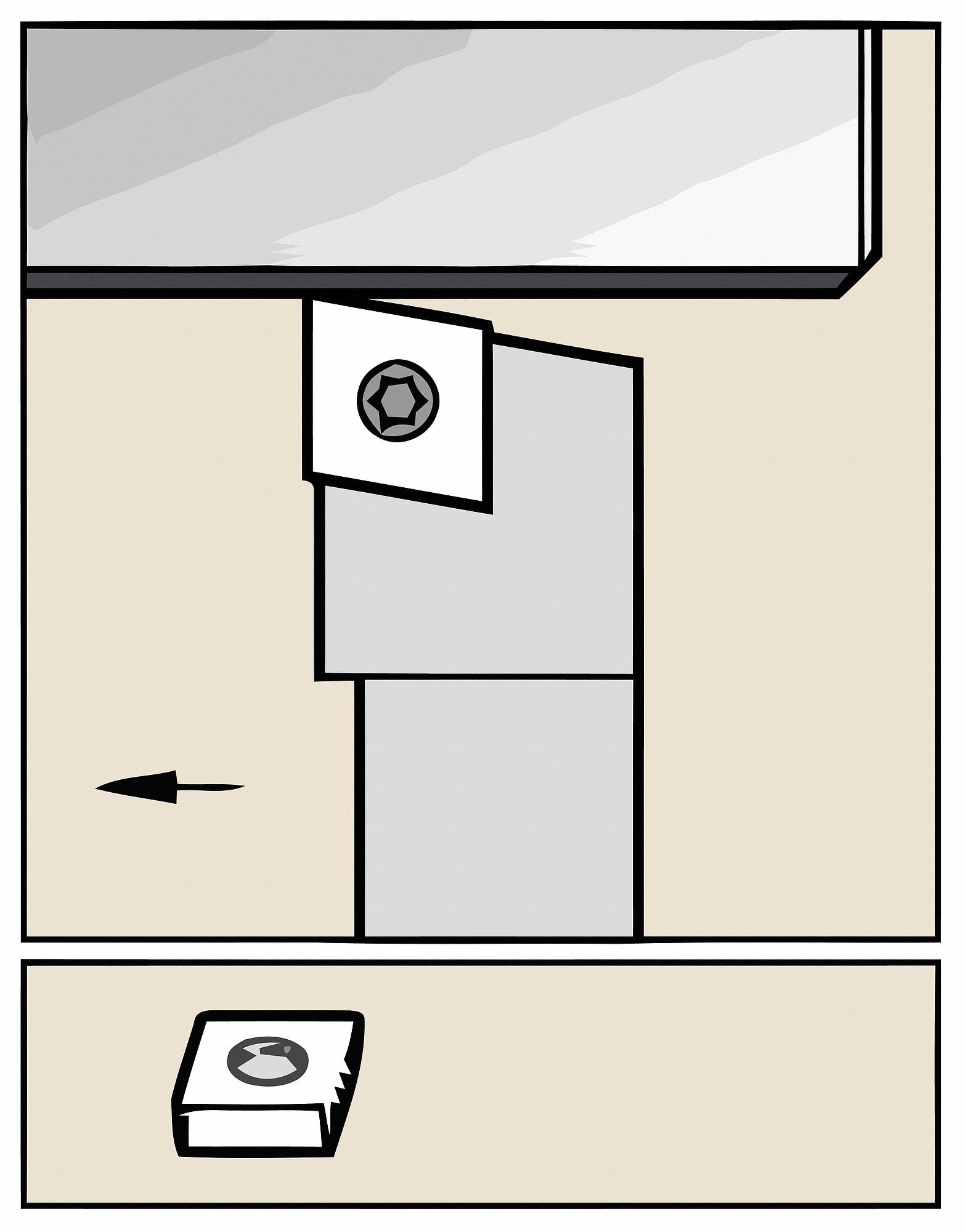 Indexable Toolholder, SCGP,