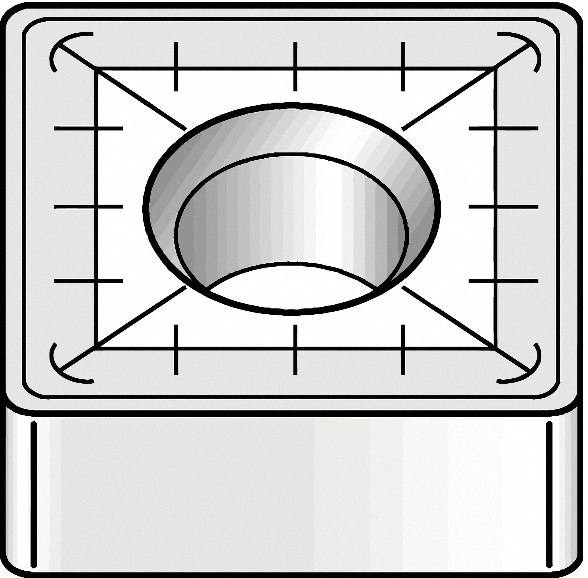 Square Turning Insert: