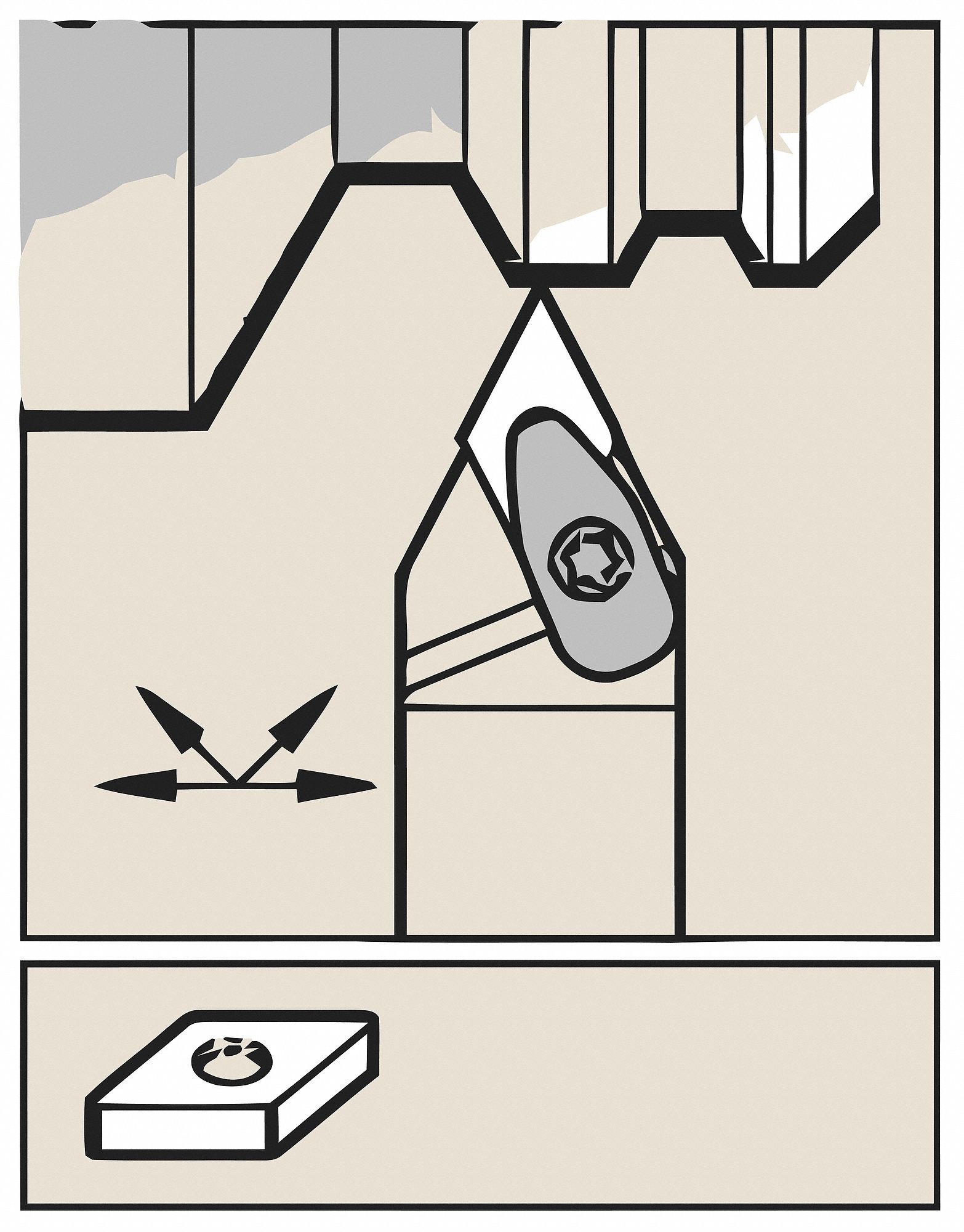 Indexable Toolholder, DCLN, 