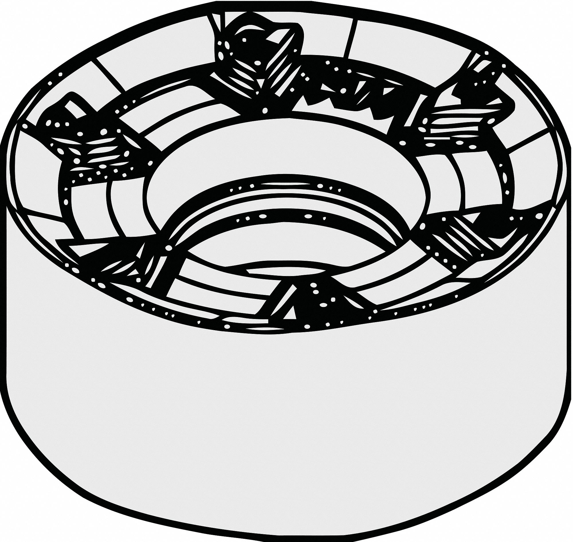 Round Milling Insert, 12.00mm, Carbide