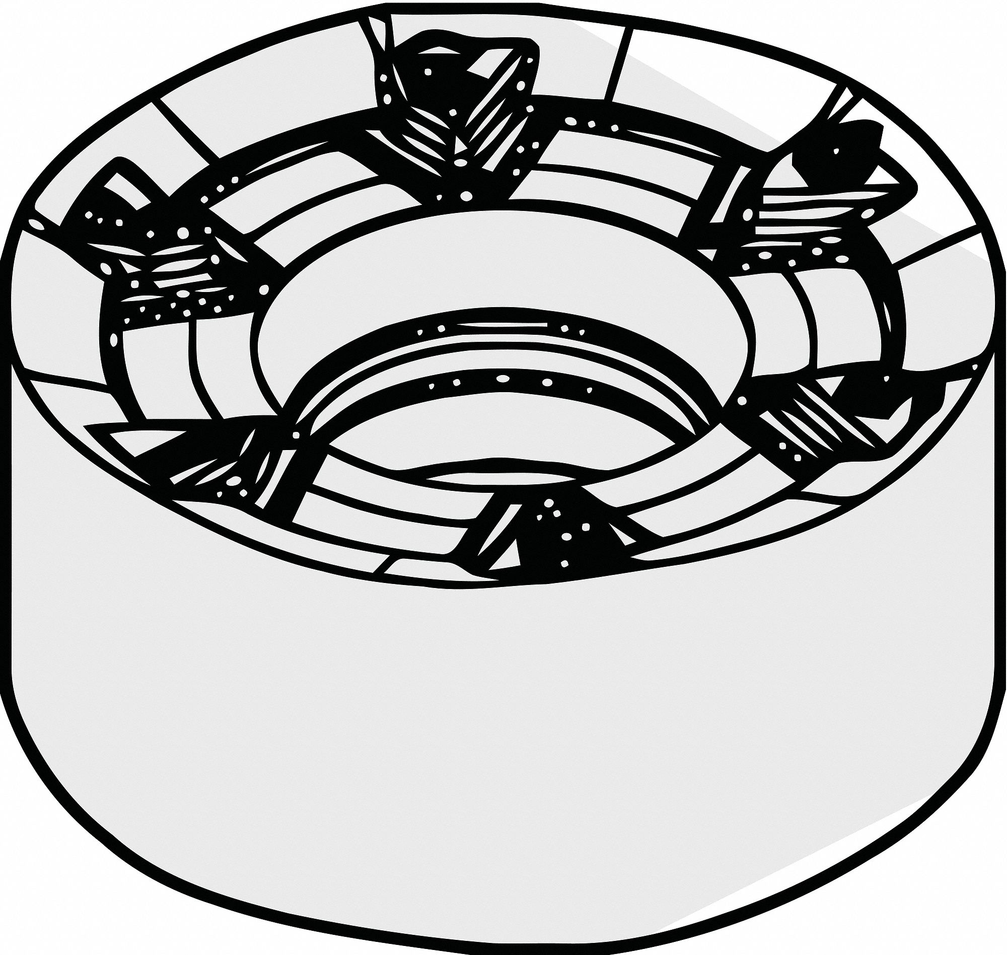 Round Milling Insert, 16.00mm, Carbide