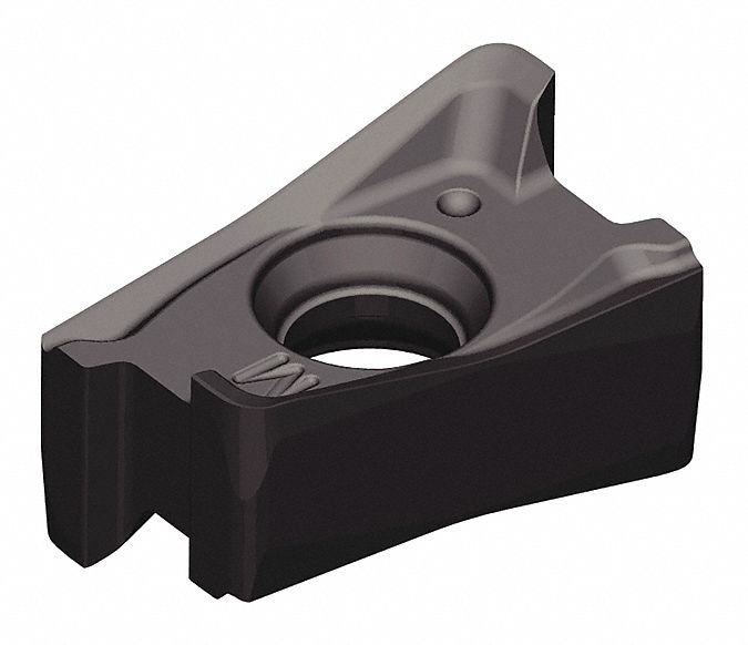 Milling Insert: 1/32 in Corner Radius, 0.1900 in Thick, VSM490-10 Series, Chip-Breaker, CVD
