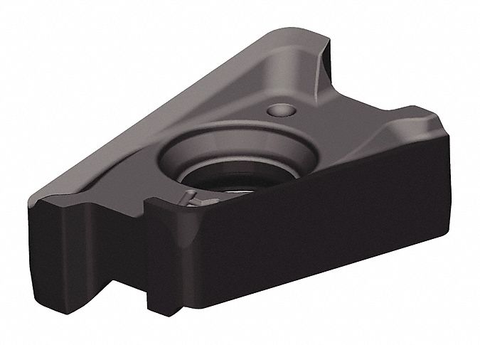 Milling Insert: 1/32 in Corner Radius, 0.1900 in Thick, VSM490-10 Series, Chip-Breaker, TiB2